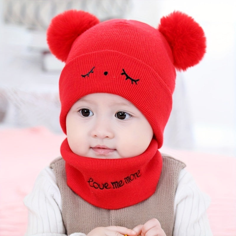 KIDS EYEBROW WOOL CAP