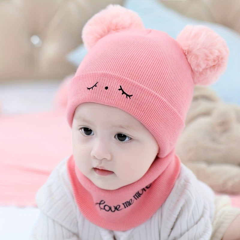 KIDS EYEBROW WOOL CAP