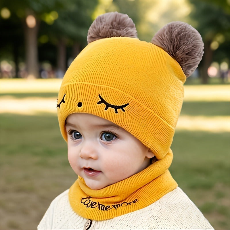 KIDS EYEBROW WOOL CAP