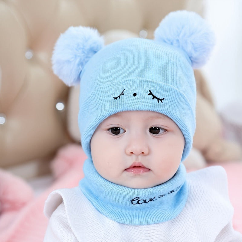KIDS EYEBROW WOOL CAP