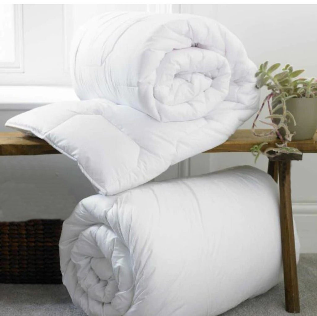 Luxury Silkonize Duvet Insert – 100% Micro Silkonized Filling, Box Stitching, Machine Washable (King / Single)