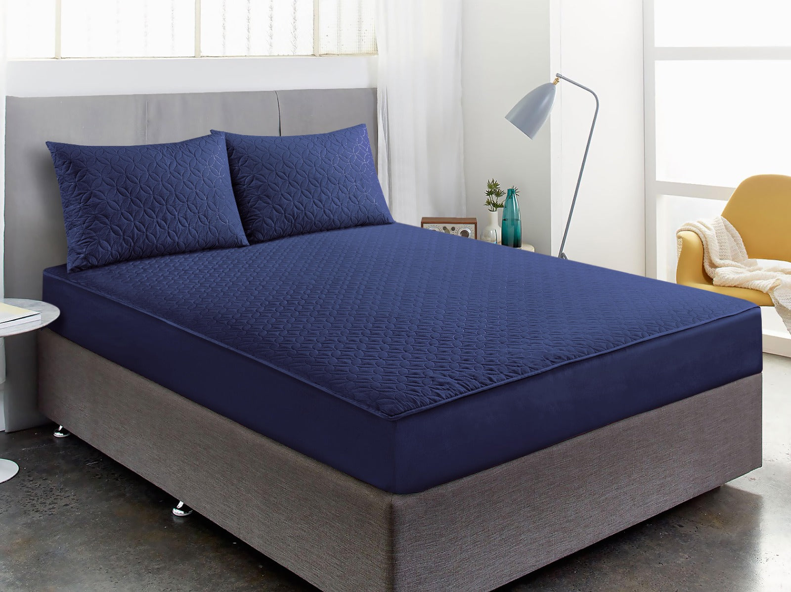 Premium Waterproof Fitted Bed Sheet for King Size Bed